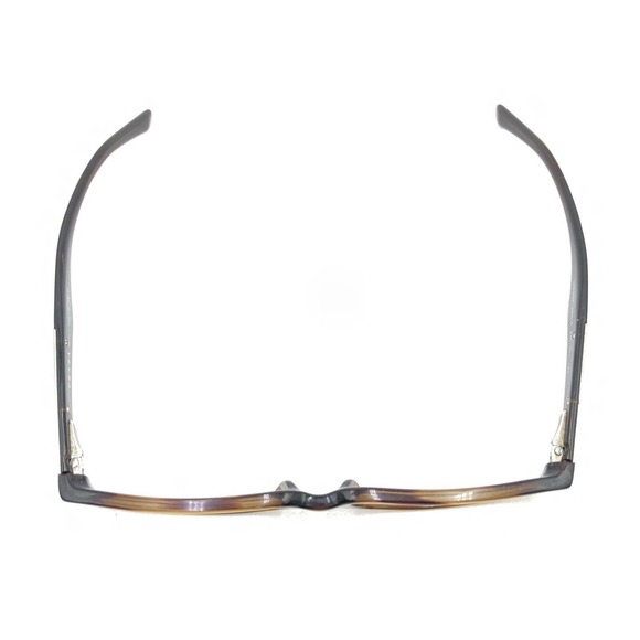 Prada VPR 01M ZXD-1O1 Striped Brown Eyeglasses Frames 54-15 140 Italy Designer - Picture 3 of 12